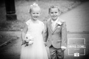 Page Boy & Flower Girl wedding photographer downhall