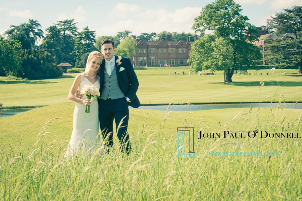 Wedding Jenna and Mark on Saturday at Hanbury Manor Garden Court