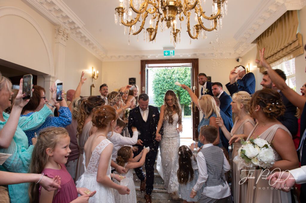 Confetti Wedding At Parklands | Quendon Hall Essex