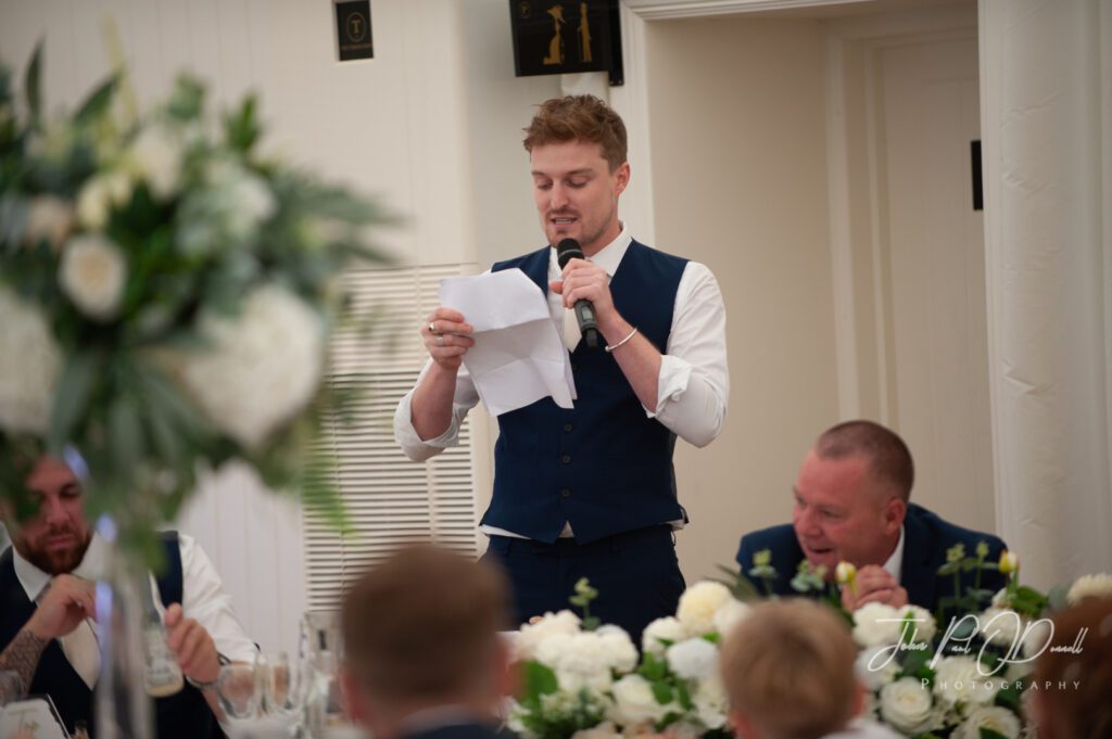 Best mans speech Wedding At Parklands | Quendon Hall Essex