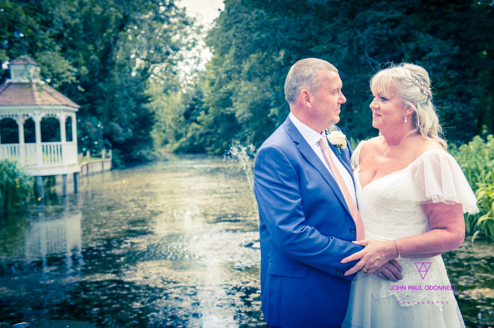 Sharon and Michaels wedding at Sheene Mill Royston