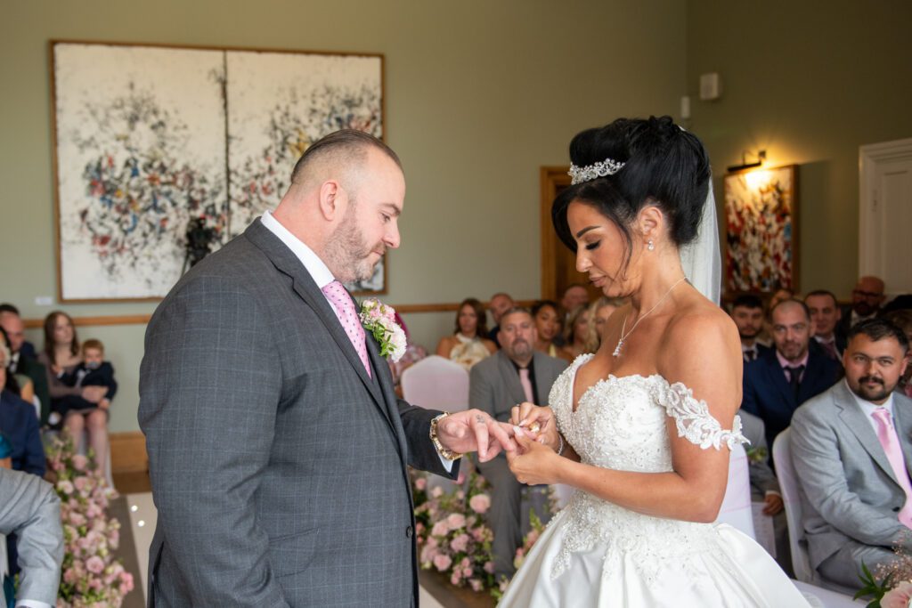 Hertfordshire golf and country club wedding photographer