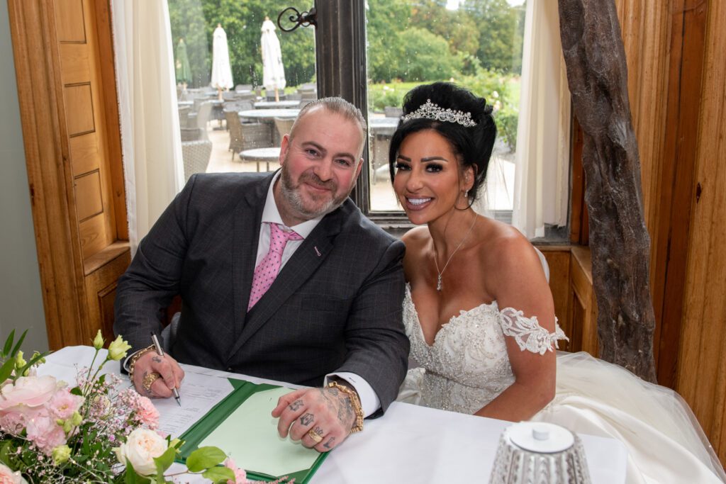 Hertfordshire golf and country club wedding photographer