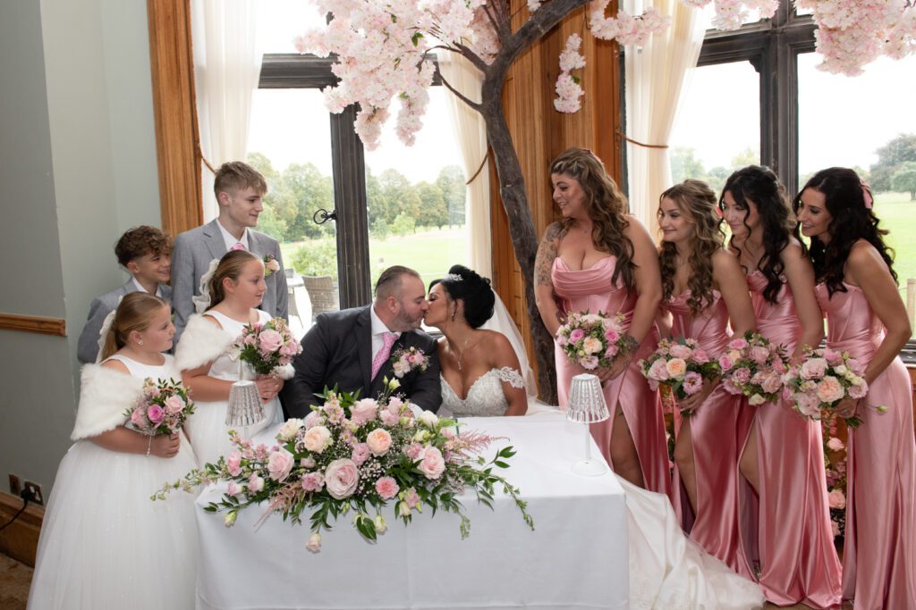 Hertfordshire golf and country club wedding photographer