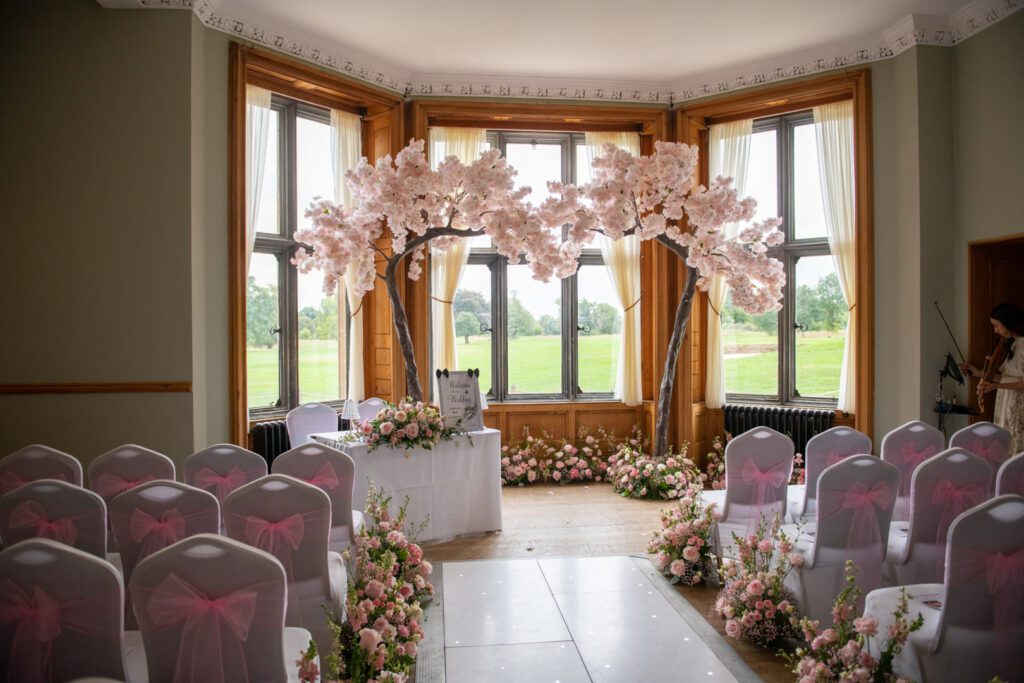 Hertfordshire golf and country club wedding photographer