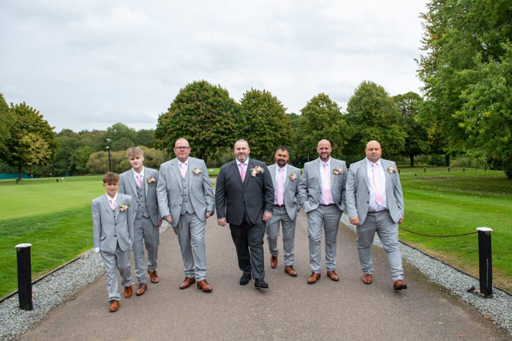 Hertfordshire golf and country club wedding photographer